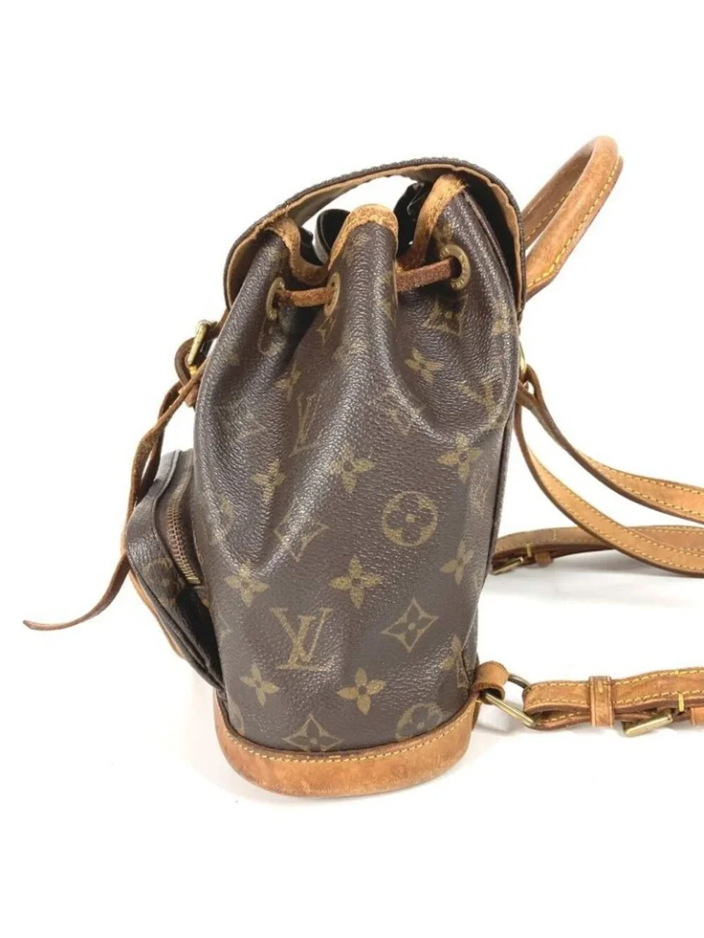 Louis Vuitton Backpack Mini Montsouris Monogram Canvas Brown - Picture 3 of 9